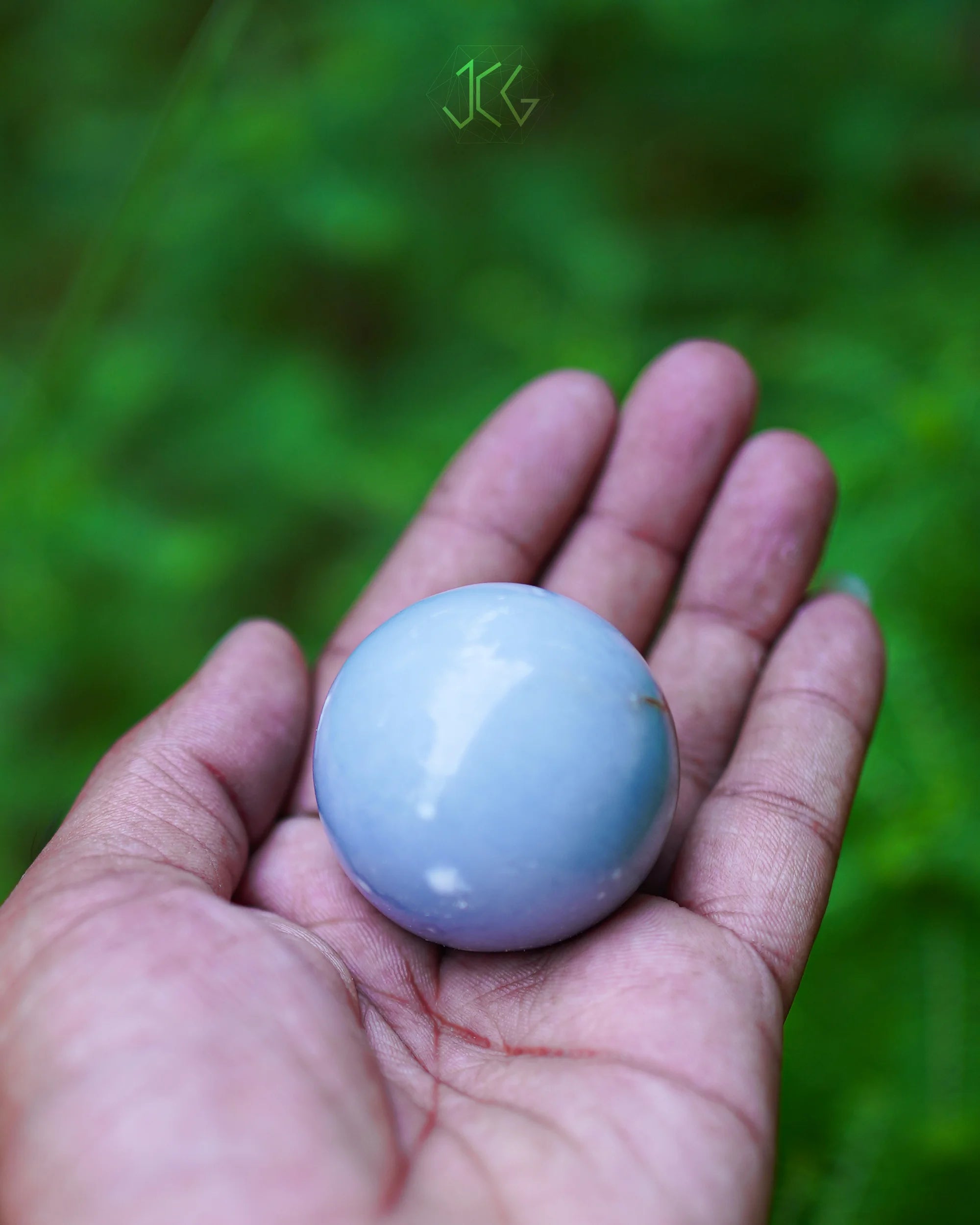 Angelite Sphere Jaipur Crystal Gems
